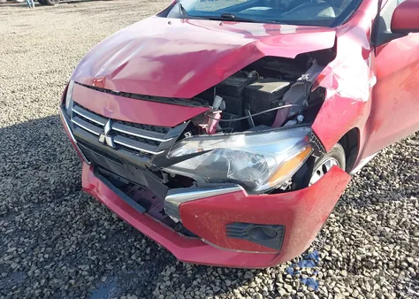 2021 Mitsubishi Mirage Carbonite Edition/Es/Le z USA, uszkodzony, nr VIN ML32AUHJ8MH007945